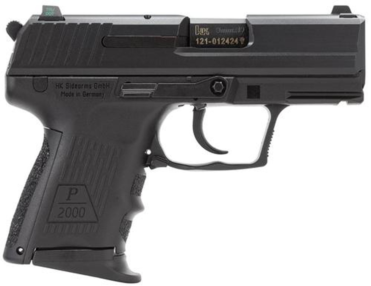 HK P2000 SK (V3) DA/SA, rear decocking button, three 10rd magazines and night sights HK P2000 SK (V3) DA/SA, rear decocking button, three 10rd magazines and night sights