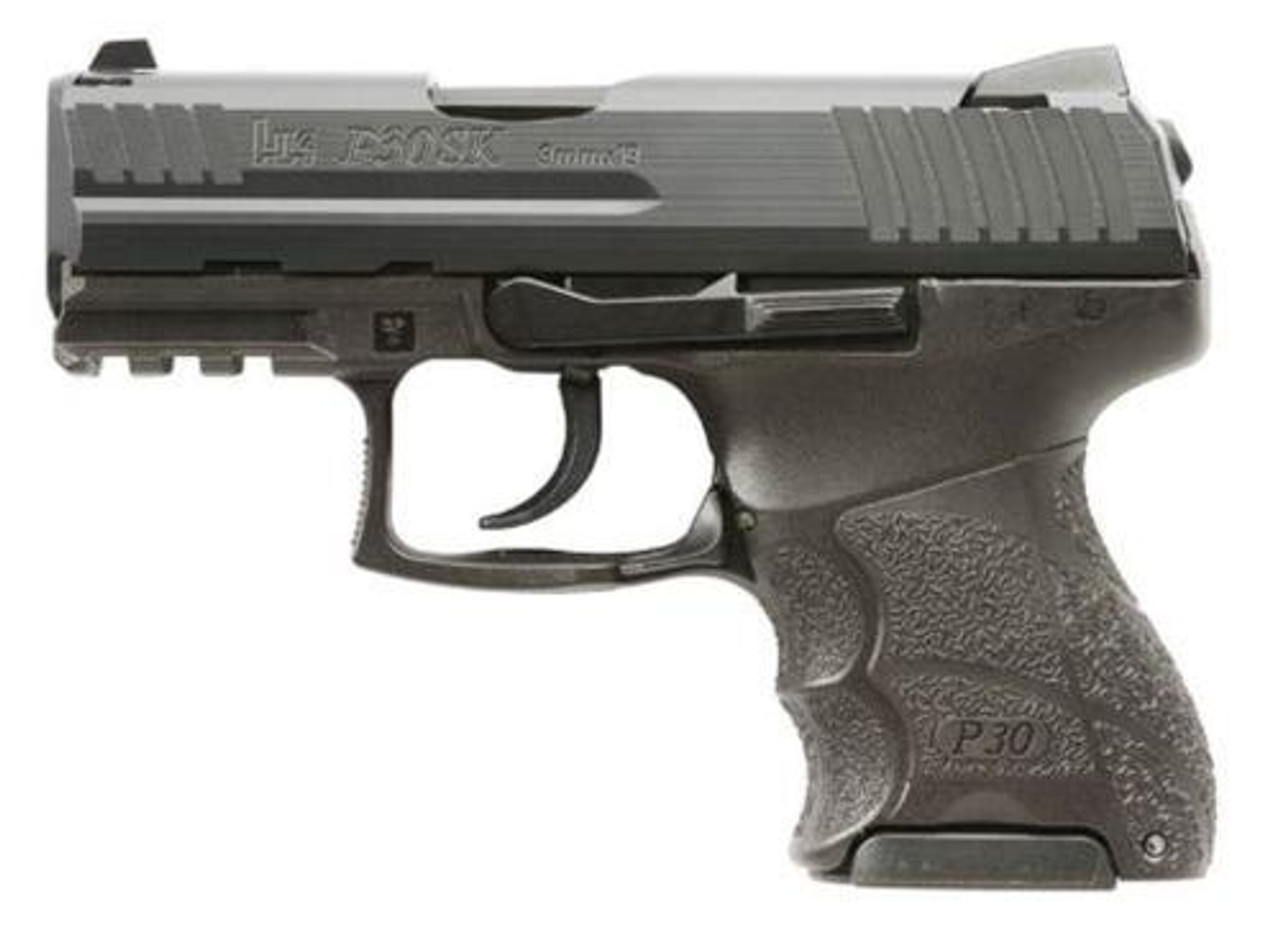 HK P30 Subcompact V1-DAO 9mm, 3.27" Barrel, Adjustable Grip, Night Sights, 3x10rd Mags HK P30 Subcompact V1-DAO 9mm, 3.27" Barrel, Adjustable Grip, Night Sights, 3x10rd Mags