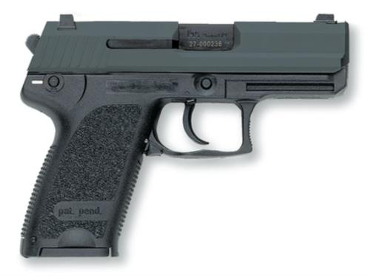 HK USP40 Compact (V1) DA/SA, safety/decocking lever on left, three 10rd magazines and night sights HK USP40 Compact (V1) DA/SA, safety/decocking lever on left, three 10rd magazines and night sights