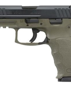 HK VP40 Double 40 S&W 4.09" 2- 13rd Mags 3-Dot OD Green Interchangeable Backstrap Grip