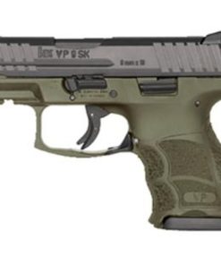 HK VP9SK Subcompact 9mm, OD Green, Night Sights, 3x10rd Mags