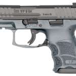 HK VP9SK, Subcompact, 9mm, (Grey) 3-10Rd Magazines and Night Sights