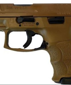 HK VP9SK, 9mm, 3.39" Barrel Brown Cerakote Slide, Flat Dark Earth Frame, 2- 10rd Mags