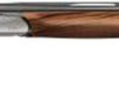 Benelli 828U 12 Ga, 26", AA-Grade Satin Walnut, Engraved Nickel-Plated, Compact