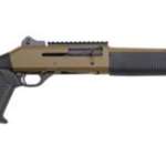 Benelli M4 Tactical Shotgun 12 Ga 18 Federal Standard Field Drab Cerakote Ghost Ring Sights