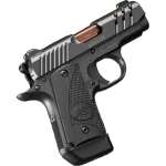 Kimber Micro 9 ESV 9mm, 3.15", Black, TiN Rose Copper Barrel, 7rd