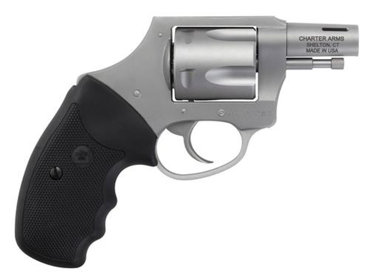 Charter Arms Boomer .44 Special, Double Action, 2", 5rd, Black Rubber Grip, SS Charter Arms Boomer .44 Special, Double Action, 2", 5rd, Black Rubber Grip, SS