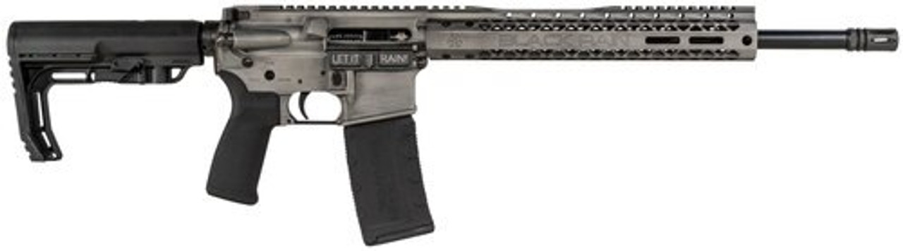 Black Rain Ordnance Fusion, 5.56/.223, 16" Barrel, 6-Pos MFT Stock, Titanium Battleworn, 30rd Black Rain Ordnance Fusion, 5.56/.223, 16" Barrel, 6-Pos MFT Stock, Titanium Battleworn, 30rd