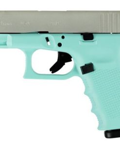 Glock G19 Gen 4, 9mm, 4.01" Barrel, 15rd, Robin Egg Blue