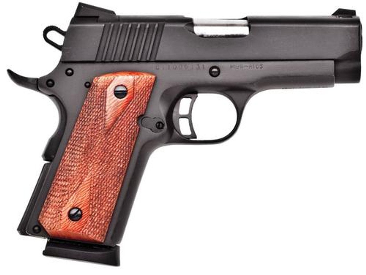 Citadel M-1911 Compact Single 9mm 3.5" Barrel, Wood Grip Black, 7rd Citadel M-1911 Compact Single 9mm 3.5" Barrel, Wood Grip Black, 7rd