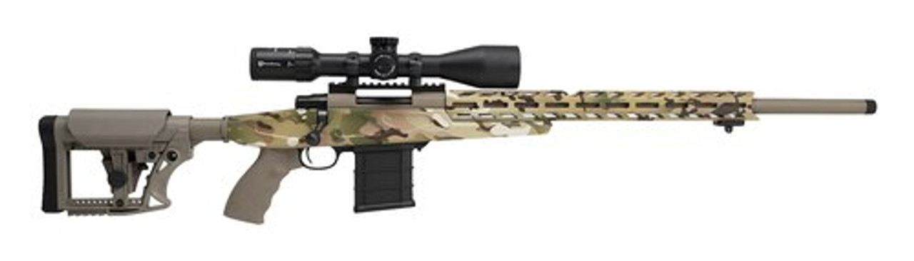 Howa APC .243 Win Scope Combo, 24" #6 Threaded Barrel, 4-16x50mm Nikko Stirling Scope, Mag Kit, Hogue Grip, LUTH-AR MBA-4 Stock, Flat Dark Earth, 10rd Howa APC .243 Win Scope Combo, 24" #6 Threaded Barrel, 4-16x50mm Nikko Stirling Scope, Mag Kit, Hogue Grip, LUTH-AR MBA-4 Stock, Flat Dark Earth, 10rd