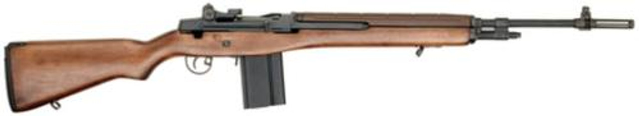 Springfield M1A Standard SA 308 Win/7.62mm, 22" National Match Barrel, Walnut Stock, Blued, Loaded, 5rd Springfield M1A Standard SA 308 Win/7.62mm, 22" National Match Barrel, Walnut Stock, Blued, Loaded, 5rd