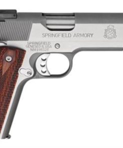 Springfield 1911 Service Target Pistol 45 ACP, 5", Cocobolo Wood Grip, Stainless Finish, 7 Rd
