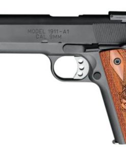Springfield Model 1911-A1 Range Officer 9Mm 5 Inch Stainless Steel Barrel Blued Slide Low Profile Adjustable Sights 9 Round