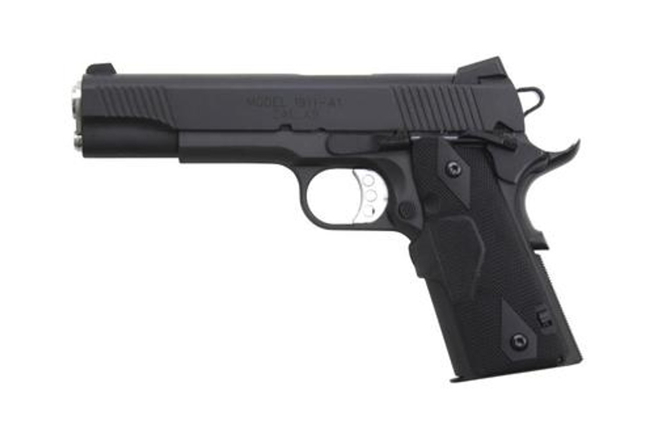 Springfield 1911, 45 ACP, 5",, CT Laser Grips, Parkerized, NS, 7rd Springfield 1911, 45 ACP, 5",, CT Laser Grips, Parkerized, NS, 7rd