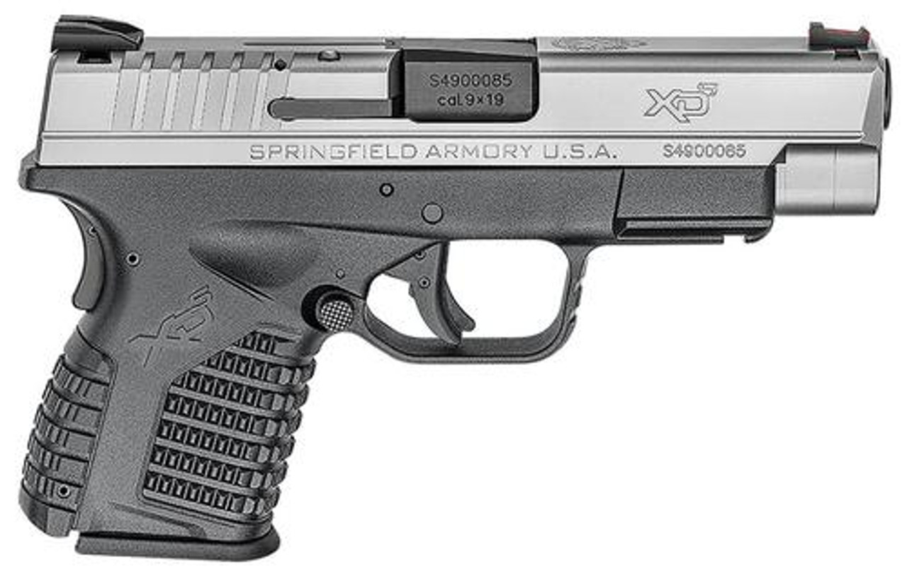 Springfield XDS Essential 9mm 4" Barrel USA Trigger System Bi-Tone 7 Rd Mag Springfield XDS Essential 9mm 4" Barrel USA Trigger System Bi-Tone 7 Rd Mag