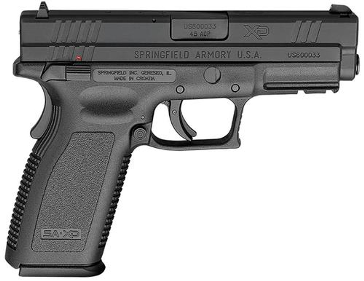 Springfield XD Full Size With Thumb Safety 45 ACP 4" Barrel Black 13rd Springfield XD Full Size With Thumb Safety 45 ACP 4" Barrel Black 13rd