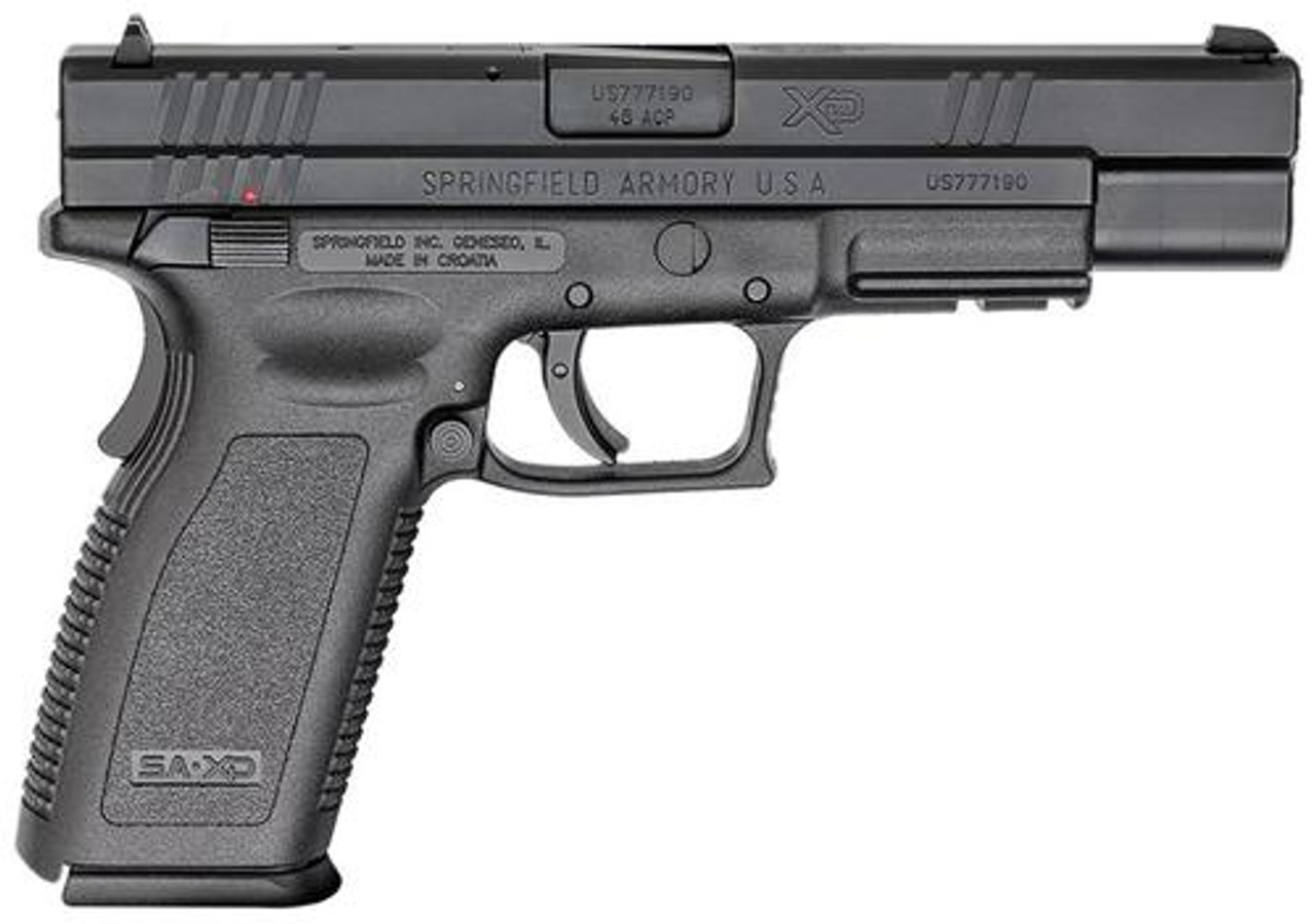 Springfield XD Full Size With Thumb Safety 45 ACP 5" Barrel Black 10rd Springfield XD Full Size With Thumb Safety 45 ACP 5" Barrel Black 10rd