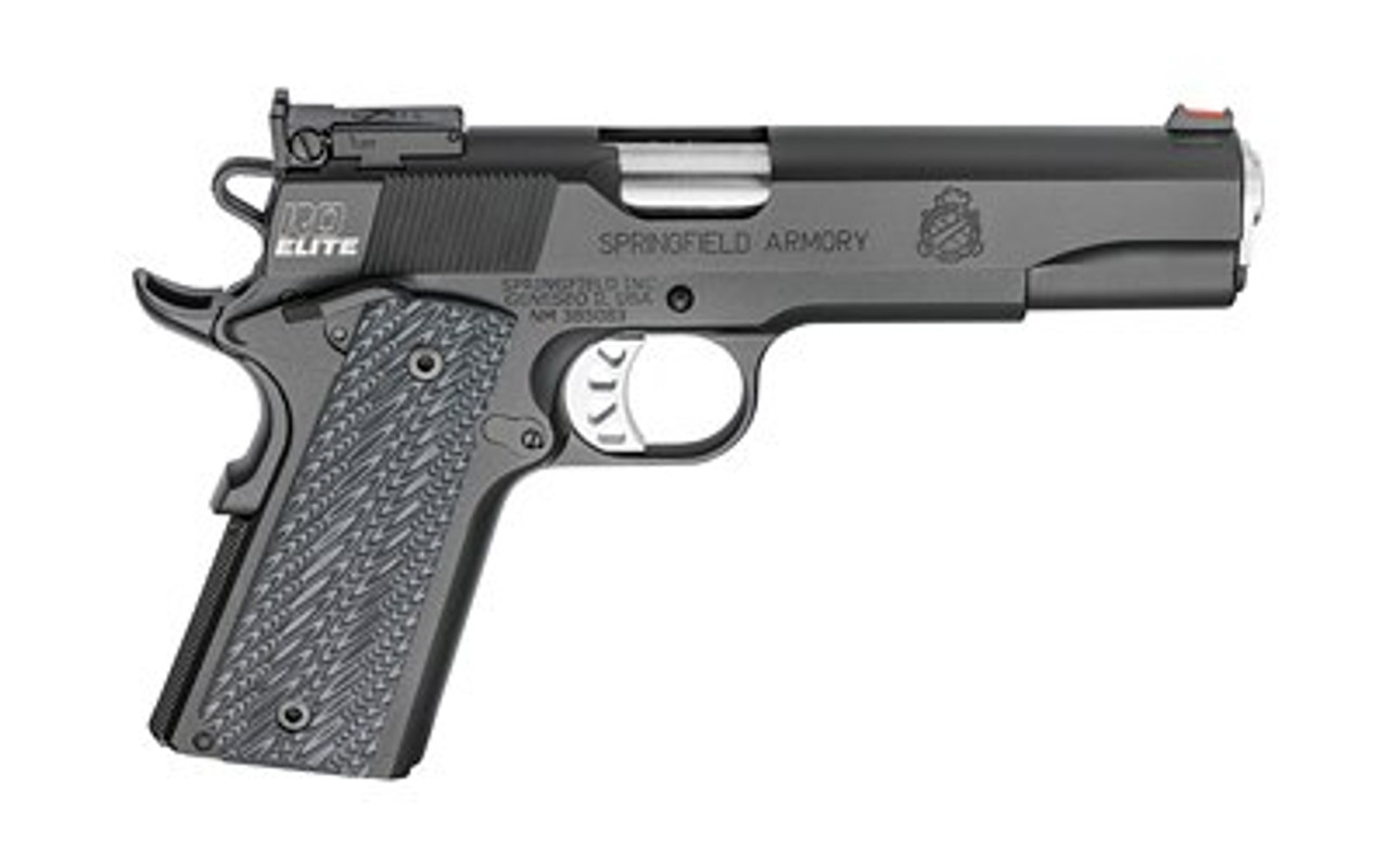 Springfield Range Officer Elite Target 1911 9MM, 5" Match Barrel, G10 Black Grips, 2-9Rd Magazines, Ambi Safety, Range Bag Springfield Range Officer Elite Target 1911 9MM, 5" Match Barrel, G10 Black Grips, 2-9Rd Magazines, Ambi Safety, Range Bag