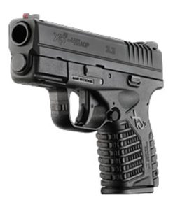 Springfield XD-S, 45 ACP, 3.3" Barrel, 5rd, Black Melonite