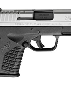 Springfield XD-S, 45 ACP, 3.3", 5rd, Black Grip, Stainless Steel Slide