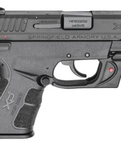 Springfield XD-E, 9mm, 3.3",, Viridian Red Laser, Black, 9rd