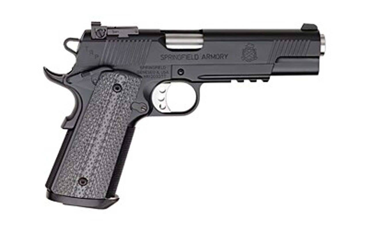 Springfield 1911 Tactical Response Pistol TRP Operator, 1911 45 ACP, 5" Bull Barrel, StG10 Grips, Night Sights, 7rd Mag Springfield 1911 Tactical Response Pistol TRP Operator, 1911 45 ACP, 5" Bull Barrel, StG10 Grips, Night Sights, 7rd Mag