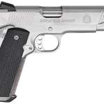 SPRINGFIELD 1911 TRP SERVICE SATIN SS SLIDE/FRAME BLACK G10 GRIP 7rd Mag