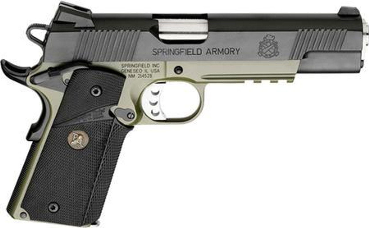 Springfield 1911 Loaded Operator, 45 ACP, 5", OD Green, CA Compliant Springfield 1911 Loaded Operator, 45 ACP, 5", OD Green, CA Compliant