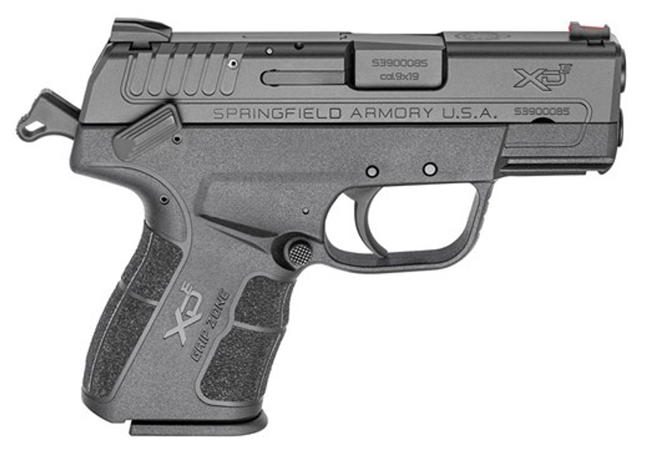 Springfield XDE Package 9MM 3.3" Barrel Black Melonite Finish FO Front/Combat Rear Sight 8rd & 9rd Mag Springfield XDE Package 9MM 3.3" Barrel Black Melonite Finish FO Front/Combat Rear Sight 8rd & 9rd Mag