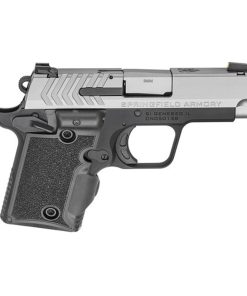 Springfield 911 Micro Compact 9MM 3" Barrel, SS Slide, Viridian Green Laser, Tritium Night Sights 1-6Rd & 1-7Rd Mag