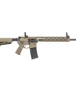 Springfield SAINT AR-15 223/556 16" Barrel, Flat Dark Earth Magpul Stock and Grip, M-Lok Handguard, 30Rd PMAG, Flip Up Sights