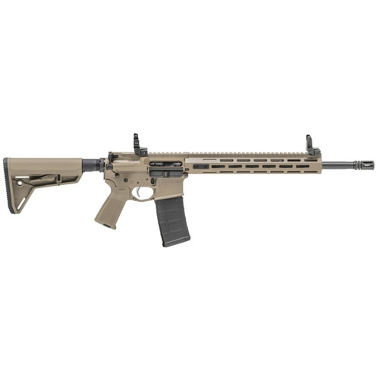 Springfield SAINT AR-15 223/556 16" Barrel, Flat Dark Earth Magpul Stock and Grip, M-Lok Handguard, 30Rd PMAG, Flip Up Sights Springfield SAINT AR-15 223/556 16" Barrel, Flat Dark Earth Magpul Stock and Grip, M-Lok Handguard, 30Rd PMAG, Flip Up Sights