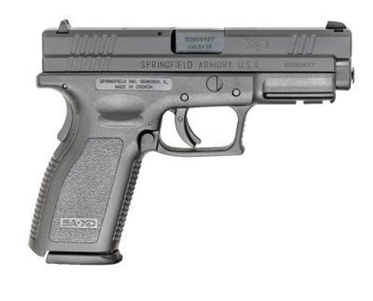 Springfield XD 9mm Defender Series Full Size, 4" Barrel, 10rd, Black Springfield XD 9mm Defender Series Full Size, 4" Barrel, 10rd, Black