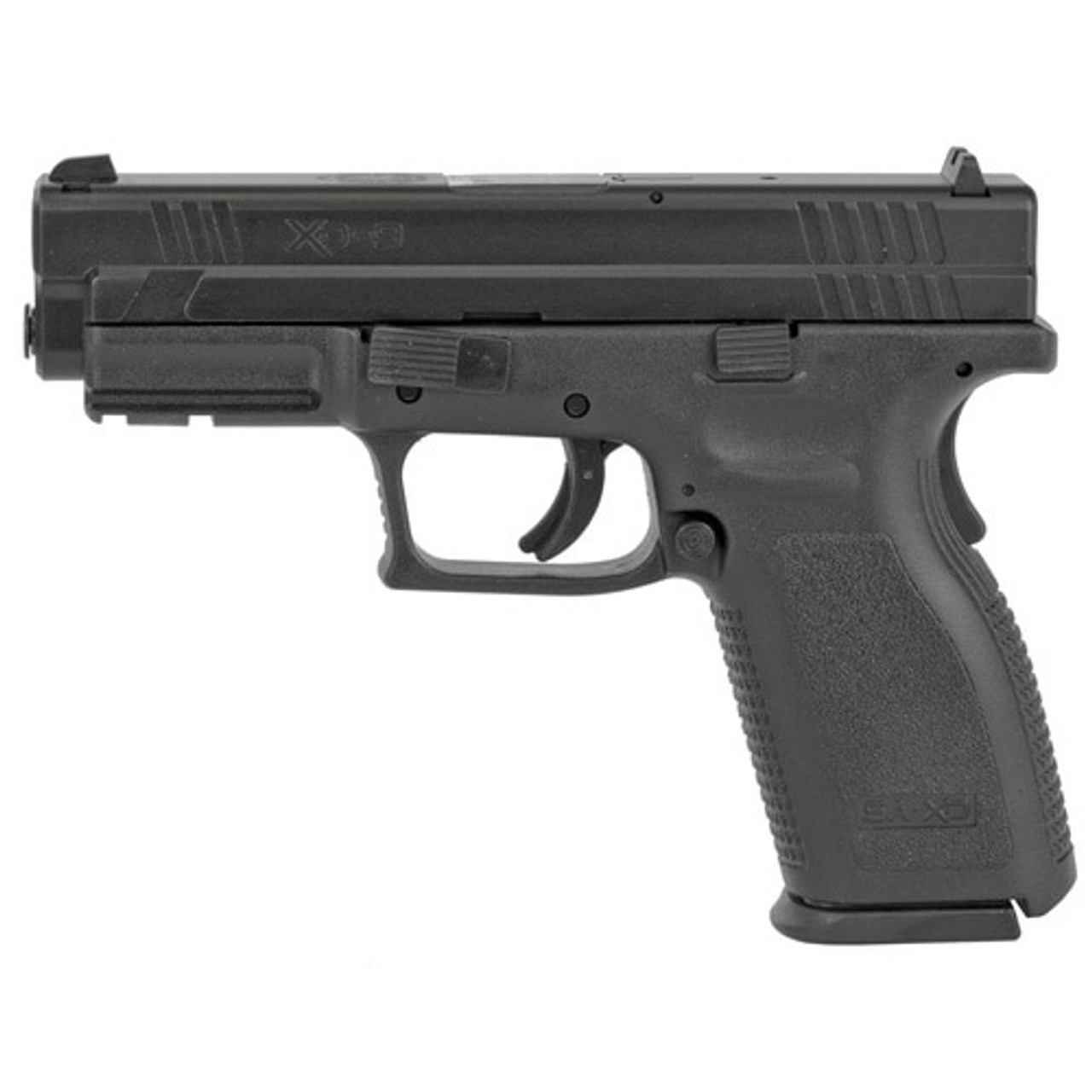 Springfield XD9 Defender Full Size 9mm, 4" Barrel, Black, Fixed Sights, 16rd Springfield XD9 Defender Full Size 9mm, 4" Barrel, Black, Fixed Sights, 16rd