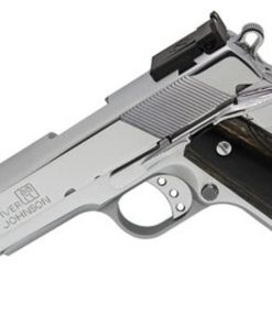 Iver Johnson 1911 Eagle XLC Ported 45 ACP, 6", High Polished Chrome, Ported Long Slide, Diamondwood Walnut Grip, 8rd