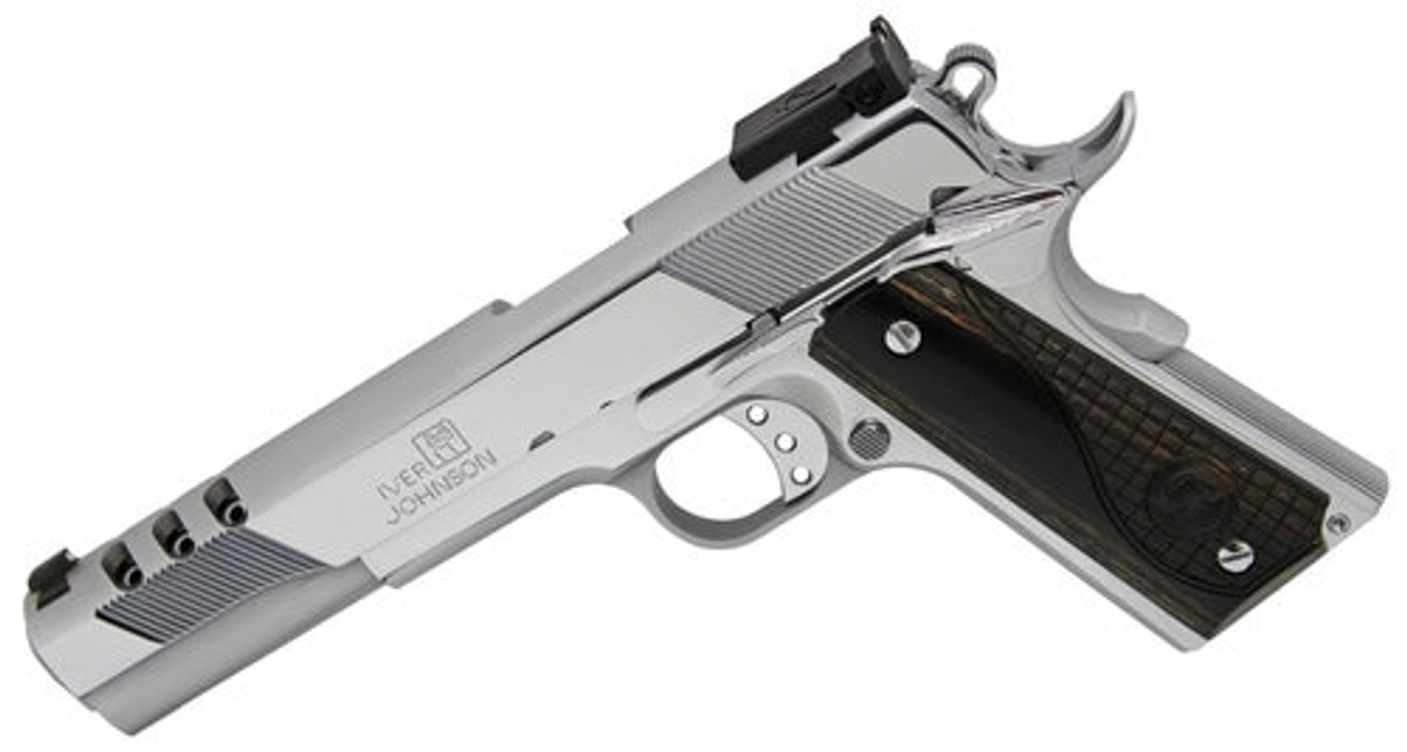 Iver Johnson 1911 Eagle XL, 10mm, 6" Ported Barrel, 8rd, Stainless Iver Johnson 1911 Eagle XL, 10mm, 6" Ported Barrel, 8rd, Stainless