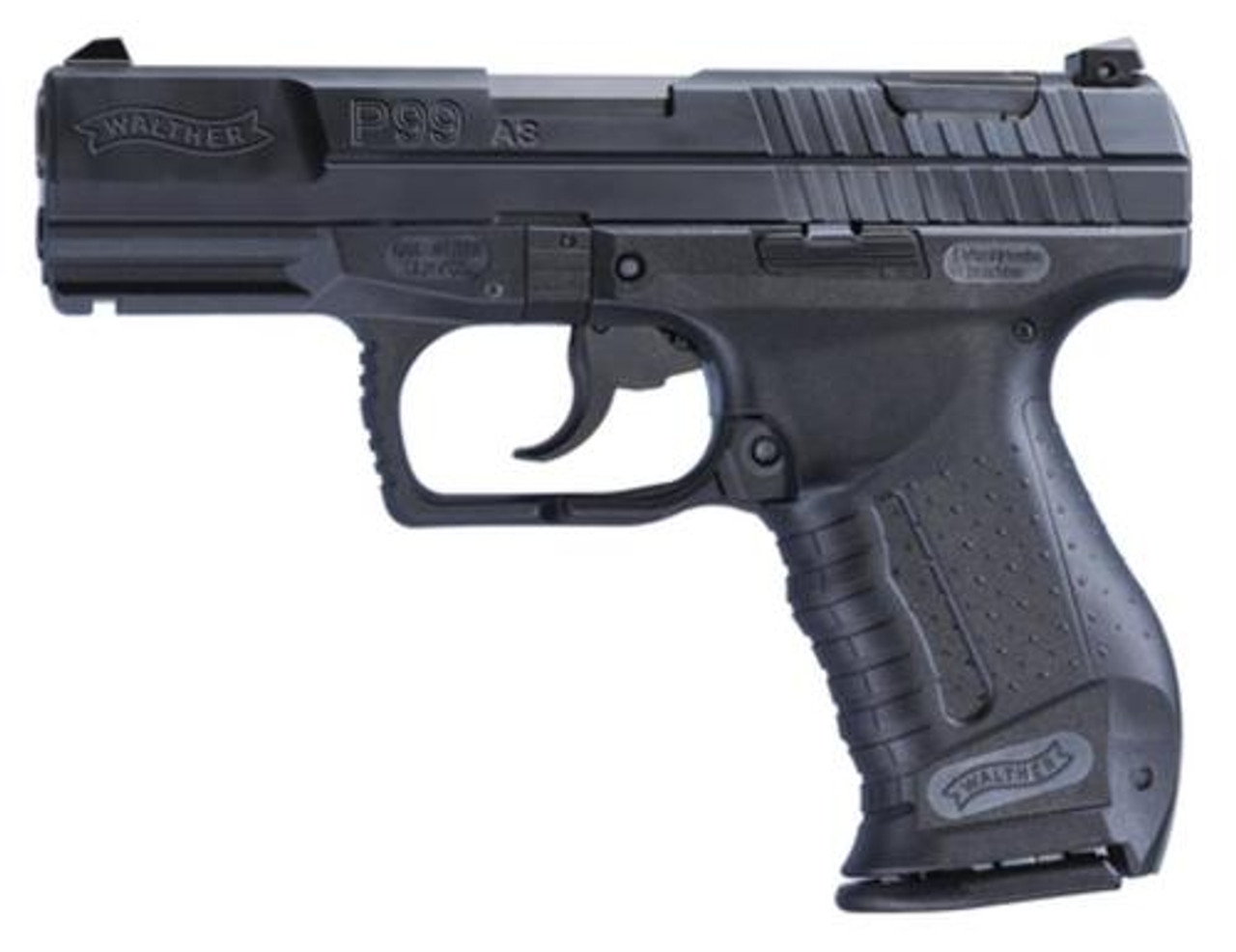 Walther P99 AS 9mm, 4" Barrel, Rail, 15rd, 2 Mags Walther P99 AS 9mm, 4" Barrel, Rail, 15rd, 2 Mags