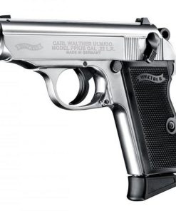 Walther PPK/S .22 L.R. 3" Barrel Nickel 10 Round, 1 Mag