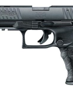 Walther, PPQ M2, Striker Fired, Full Size, 22 LR, 5" Barrel, Polymer Frame, Black, Fiber Optic Front Sight, Fixed Rear, 12Rd, 1 Magazine