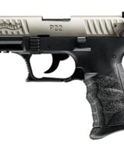 Walther P22 QD 22 (LR) 3.42" Barrel Nickel Slide 10rd Mag