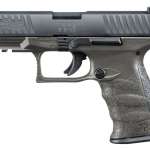 Walther PPQ M2 Single/Double 9mm 4" Barrel, Black Interchangeable Backstrap Grip Gray, 15rd