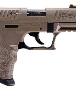 Walther P22 QD, .22 LR, 3.42" Barrel, 10rd, Manual Safety, Flat Dark Earth