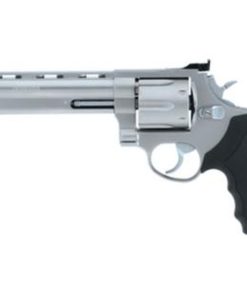 Taurus 44 44 Rem Mag, 6.5" Ported Barrel, Rubber Grip, Matte Stainless, 6rd