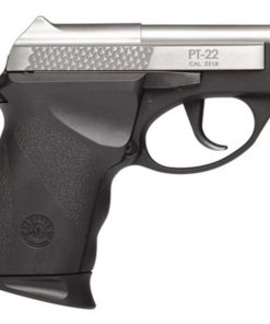 Taurus PT22, Sub-Compact, 22 LR, 2.8" Barrel, Polymer Frame, Black/Stainless Finish, 8Rd, 1 Magazine