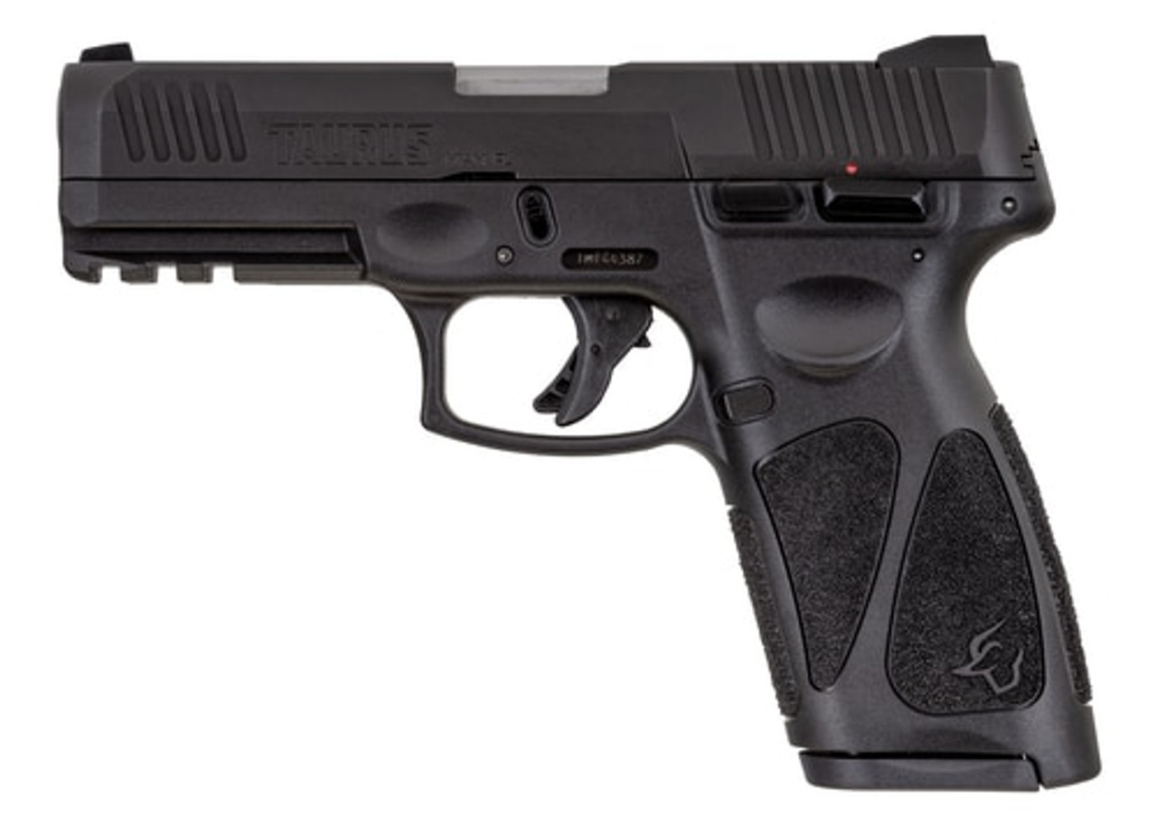 Taurus, G3, Semi-automatic Pistol, Strike Fired, Full Size, 9mm, 4" Barrel, Polymer Frame, Black Slide, Fixed Front Sight With Drift Adjustable Rear Sight, 2-15 Rd Magazines Buy Taurus