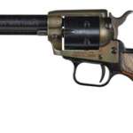 Heritage Rough Rider 22LR/22 Mag, 4.75" Barrel, Camo Lam Grip, Case Hardened, 6rd