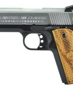 American Classic 1911 Compact Commnder 45 ACP 4.3" Barrel, Hardwood Grip DuoTone, 7rd