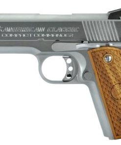 American Classic 1911 Compactt Commander 45 ACP 4.3" Barrel, Hardwood Hard Chrome, 7rd