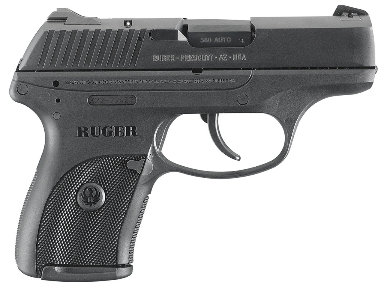 Ruger LC380 CA Approved, .380 ACP, 3" Barrel, Blued Finish 7rd Mag Ruger LC380 CA Approved, .380 ACP, 3" Barrel, Blued Finish 7rd Mag